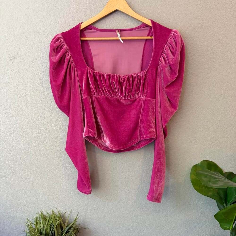 Free People Women's Pink Blouse